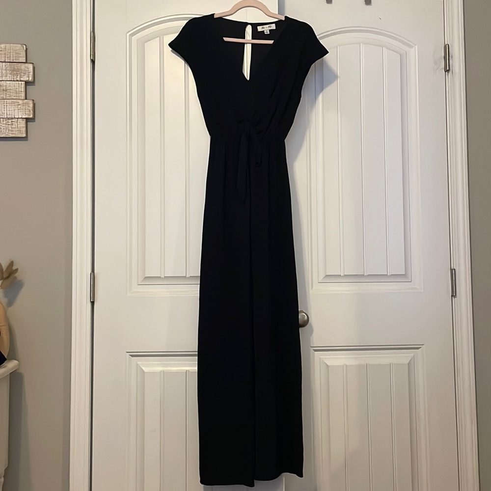 she + sky black jumpsuit